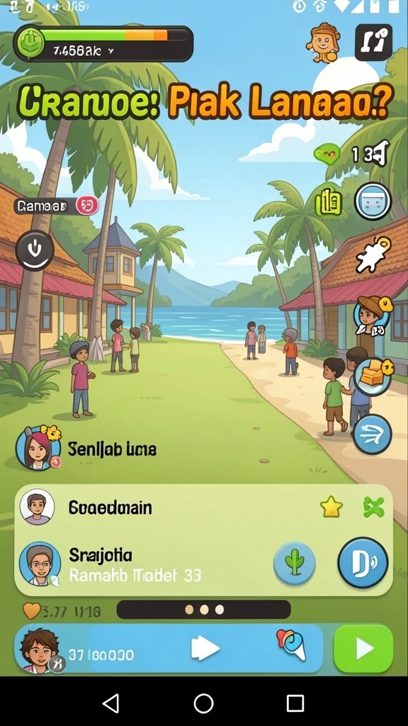 Tampilan antarmuka yang intuitif dan menarik.