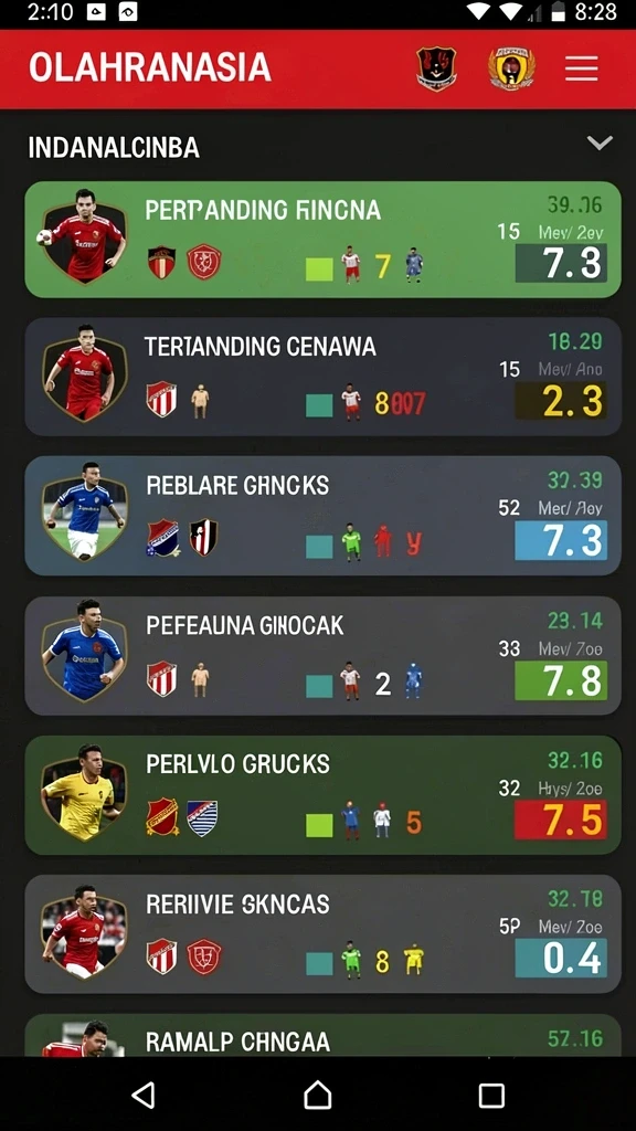 Fitur live betting untuk taruhan langsung.
