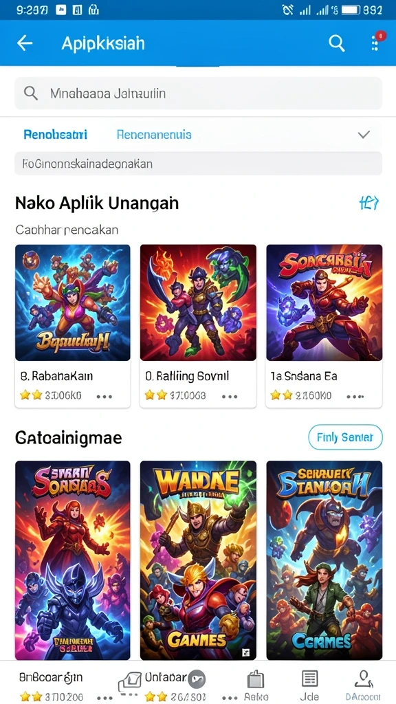 Tampilan awal aplikasi 8180 yang menarik.