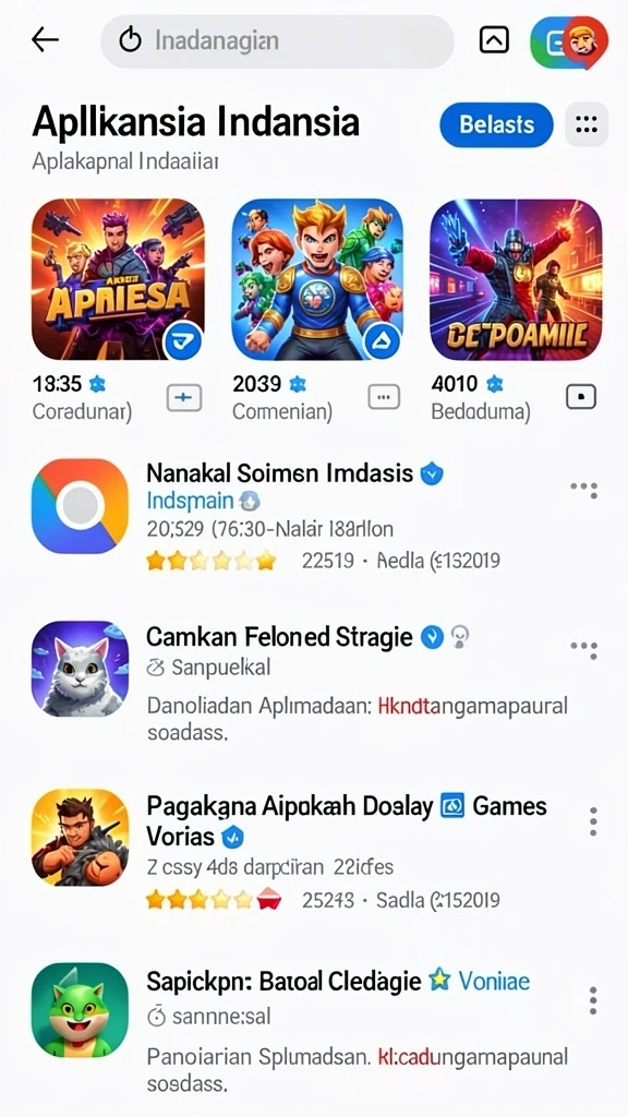 Tampilan antarmuka pengguna yang intuitif.