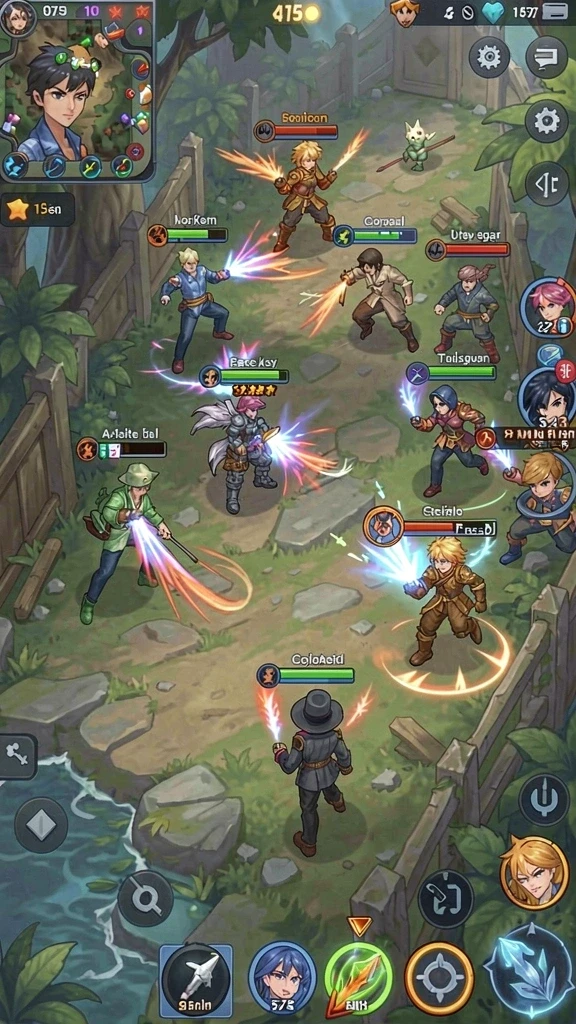 Fitur multiplayer yang memungkinkan permainan bersama teman.