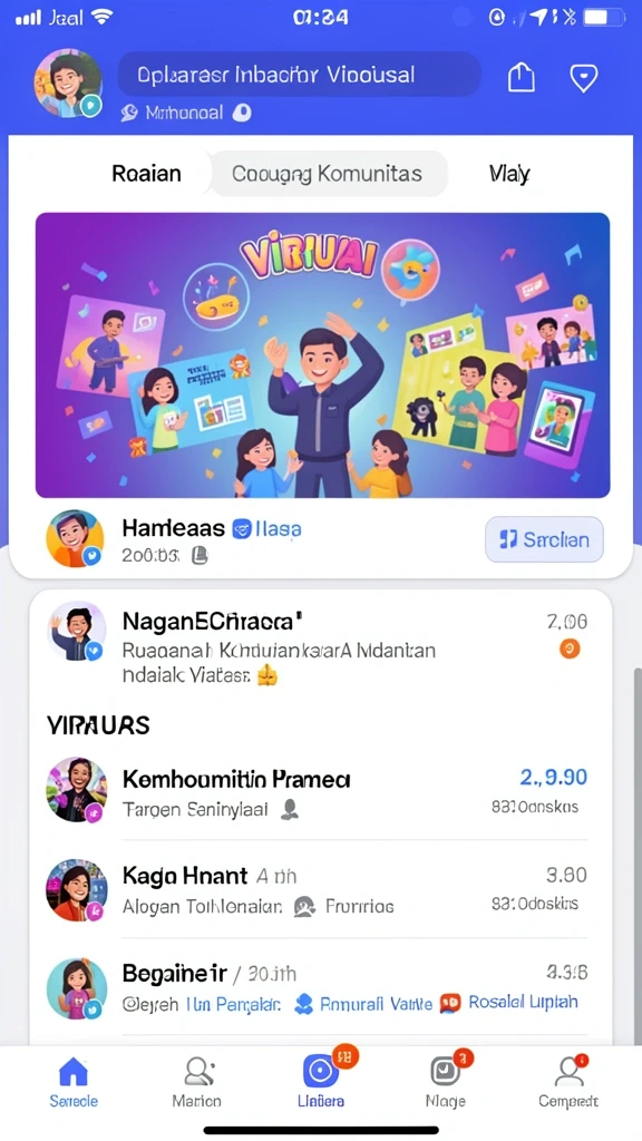 Tampilan antarmuka yang menarik dan intuitif.