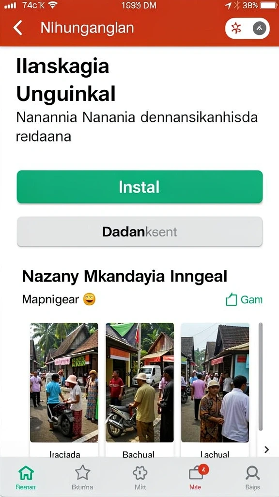 Tampilan menarik yang memikat perhatian pemain.