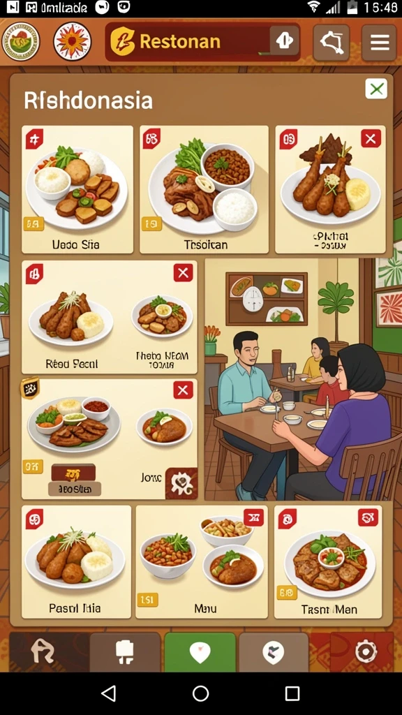Tampilan menarik dengan grafis yang memukau.