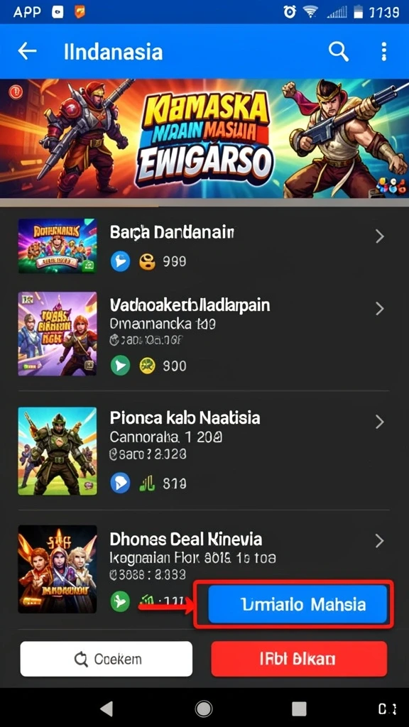 Salah satu mode permainan HOKIGAME yang penuh aksi.
