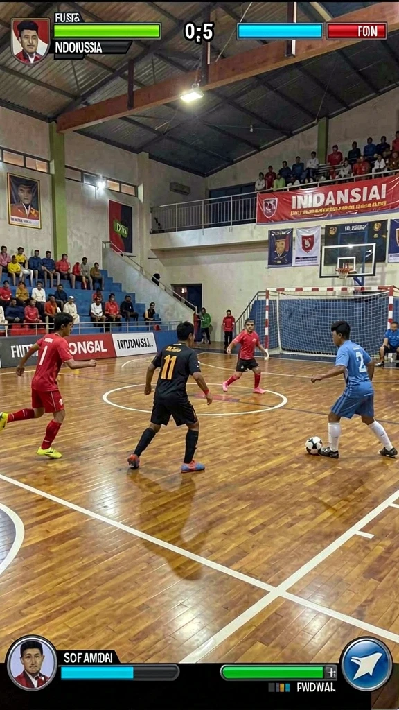 Grafis yang memukau menambah keseruan permainan.