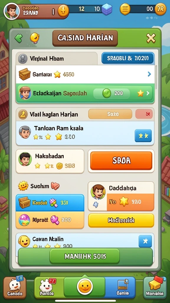Mode multiplayer yang memungkinkan interaksi antar pemain.