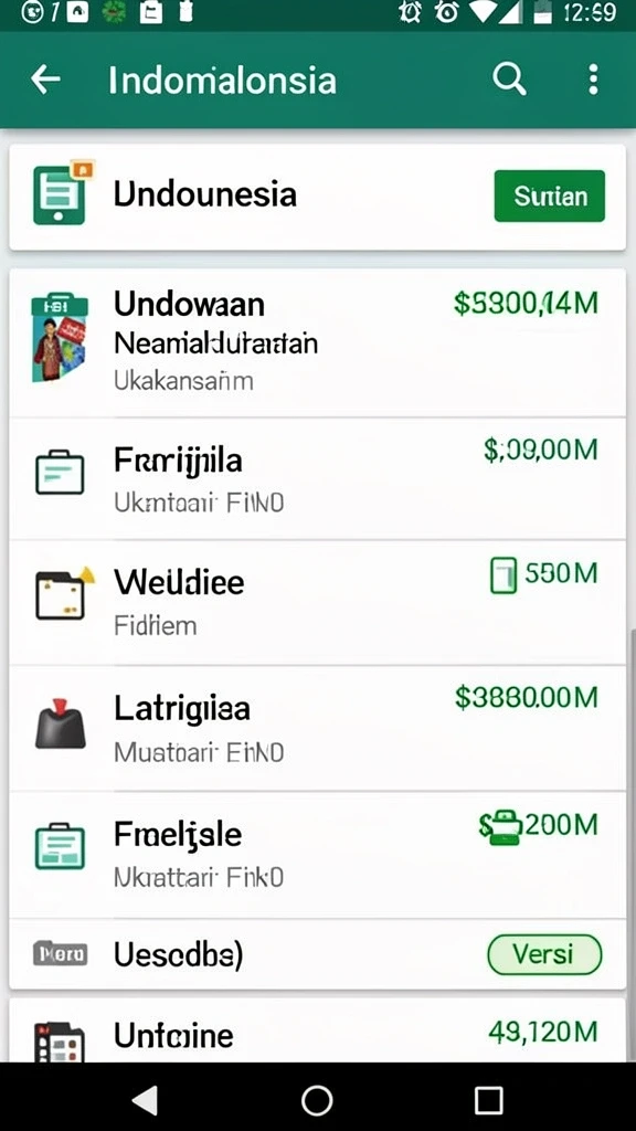 Tampilan level permainan yang menantang dan seru.