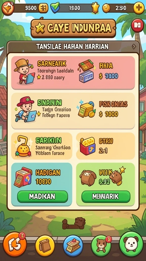 Tampilan antarmuka utama LUCKYBEST88 yang menarik.