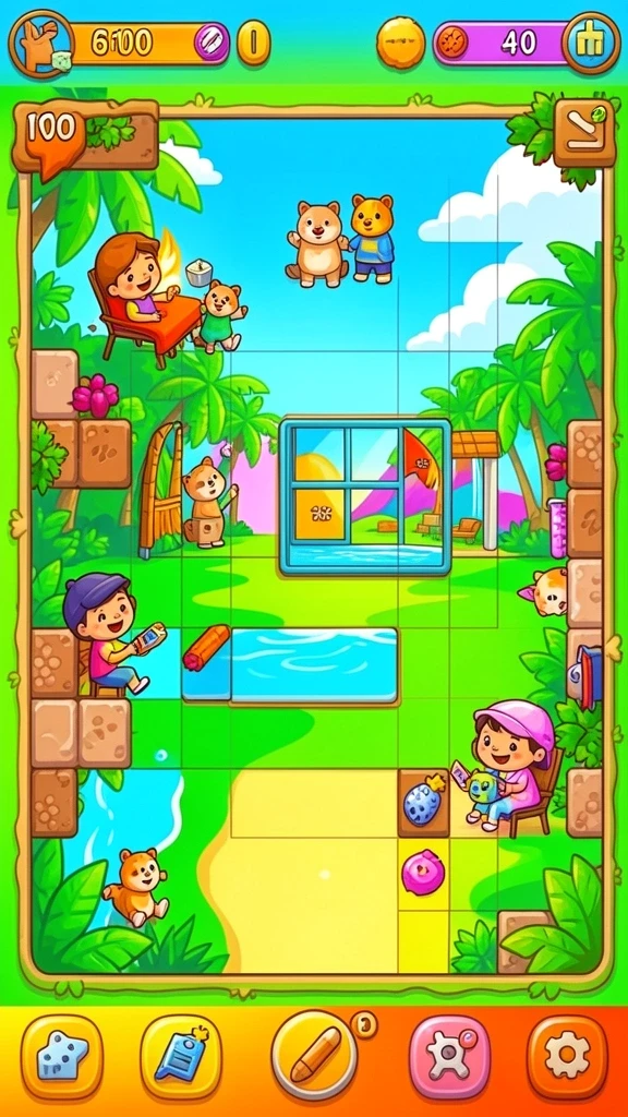 Gameplay seru dengan tantangan yang beragam di setiap level.