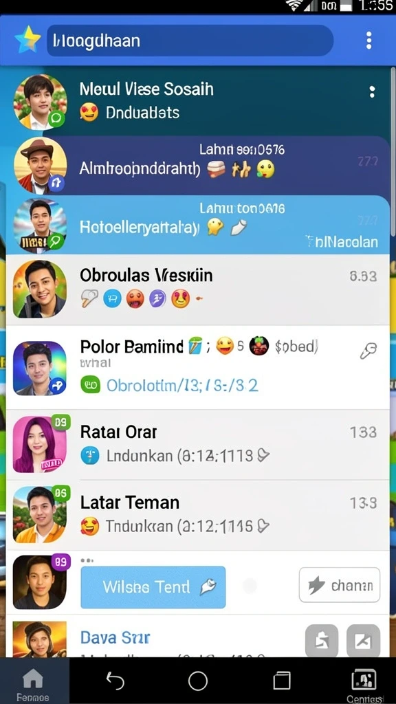 Antarmuka pengguna yang intuitif dan menarik.