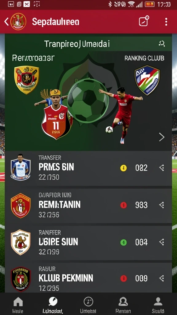 Beragam permainan menarik tersedia untuk semua pemain.