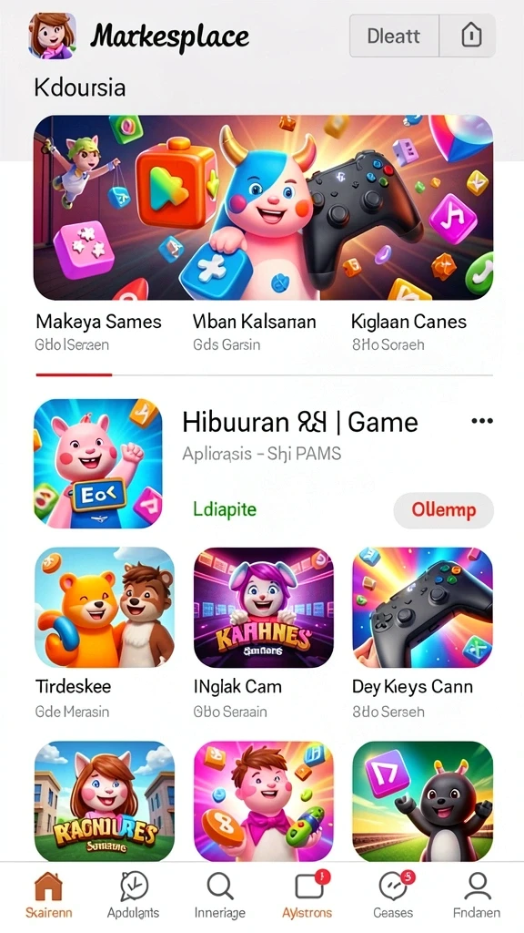 Keseruan bermain bersama teman dan komunitas.