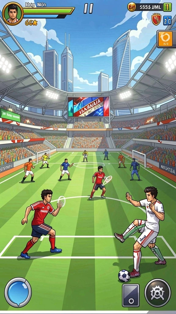 Tampilan karakter yang menarik dan unik.