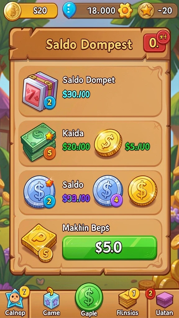 Ragam permainan yang menantang dan seru.