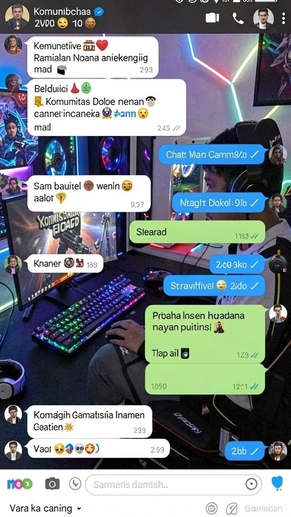 Animasi karakter yang hidup dan menarik.