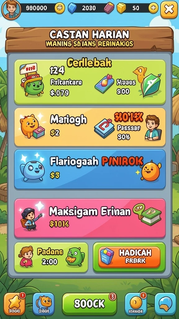 Tampilan antarmuka yang menarik dan intuitif.