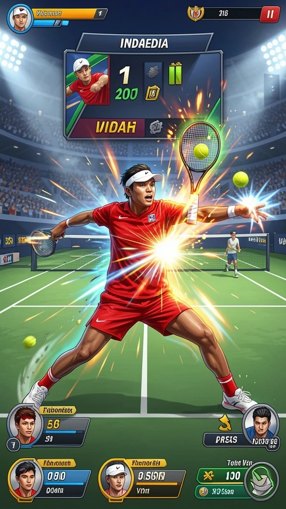 Tampilan karakter unik dalam RPGAME.