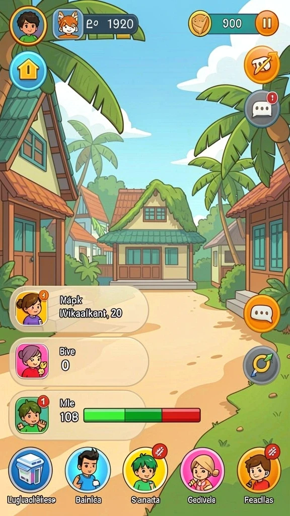 Karakter-k karakter unik yang dapat diunlock dan dimainkan.