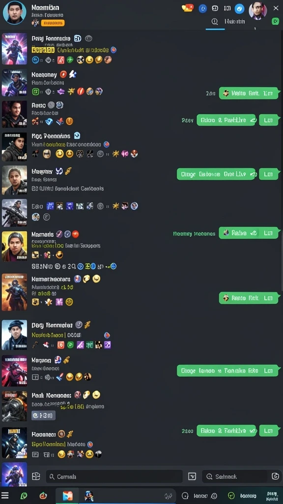 Interaksi sosial dengan pemain lain yang aktif.