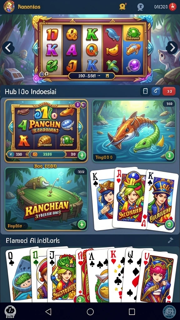 Fitur permainan yang beragam dan menghibur.