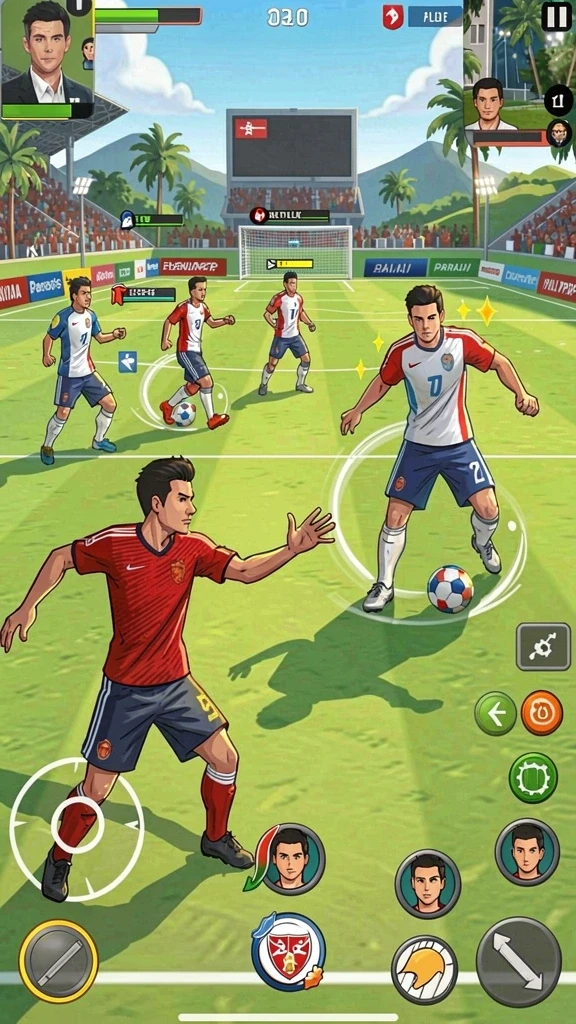 Screenshot menunjukkan tampilan permainan yang menarik.