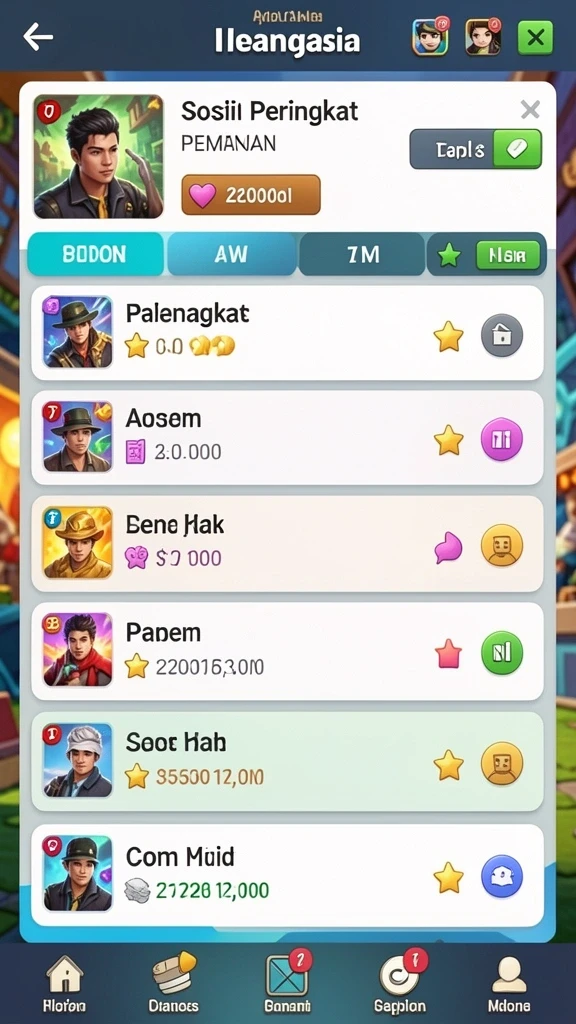 Mode permainan yang bervariasi dan menantang.