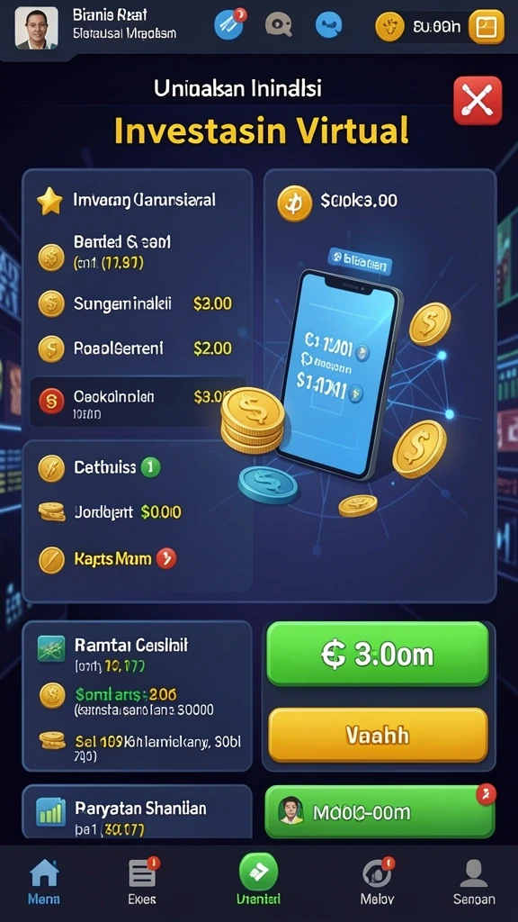 Grafik menarik yang membuat pengalaman bermain lebih seru.