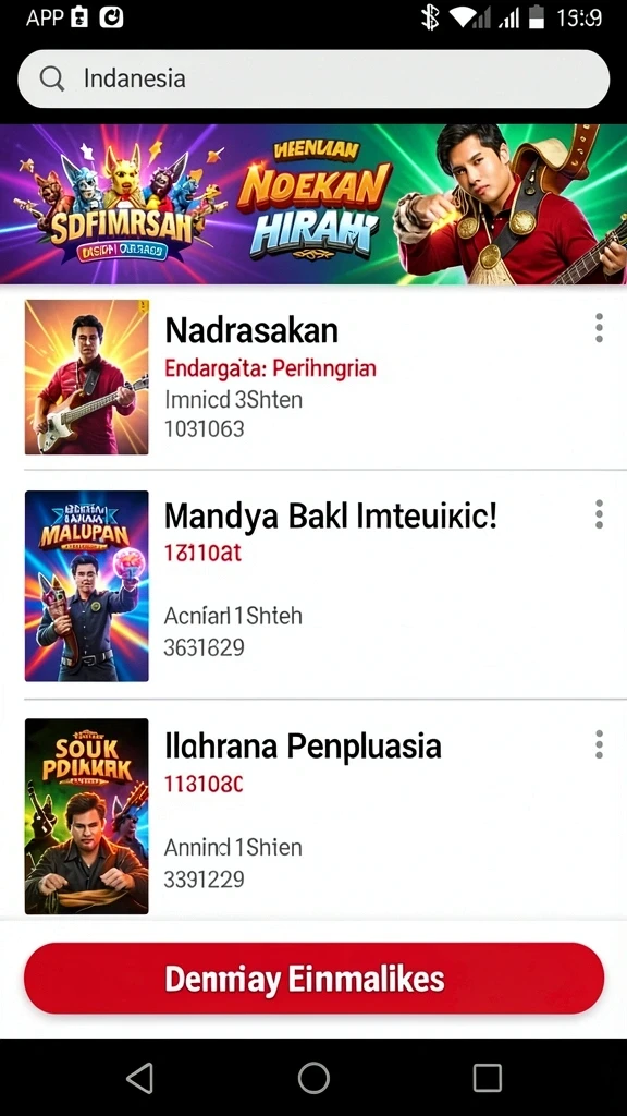 Screenshot menunjukkan berbagai karakter yang bisa dipilih di TALAS89.