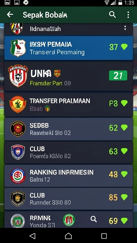 Fitur misi harian yang menantang setiap pemain.