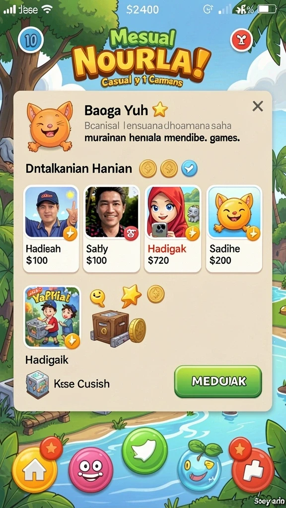 Tampilan antarmuka yang menarik dan mudah digunakan.