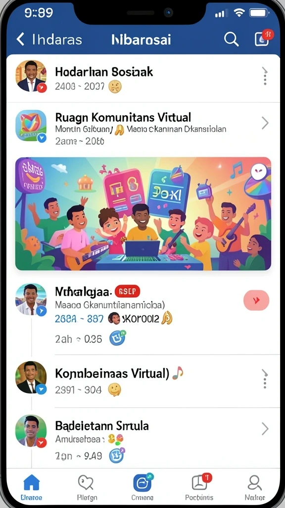 Tampilan awal permainan yang menarik dan informatif.