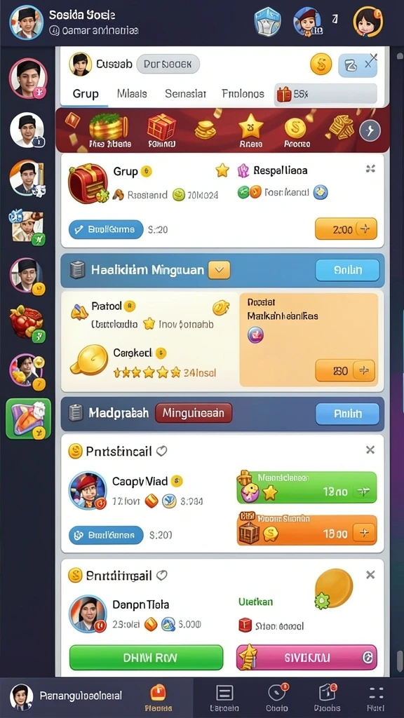 Pengalaman multplayer yang seru dan interaktif.