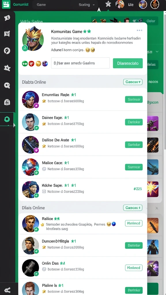 Screenshot menunjukkan antarmuka permainan yang menarik dan responsif.