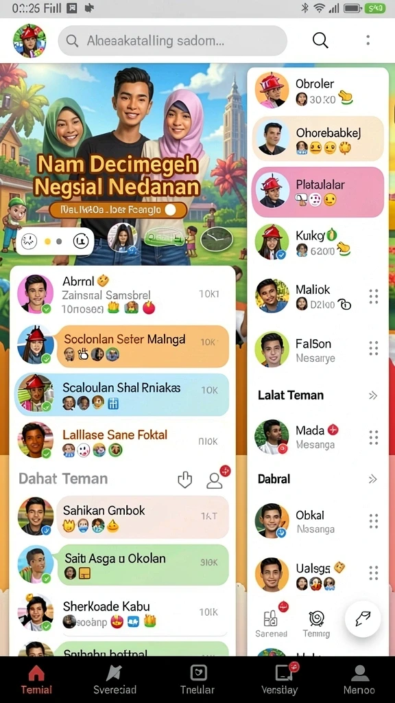 Tampilkan berbagai item yang bisa ditemukan dalam game.